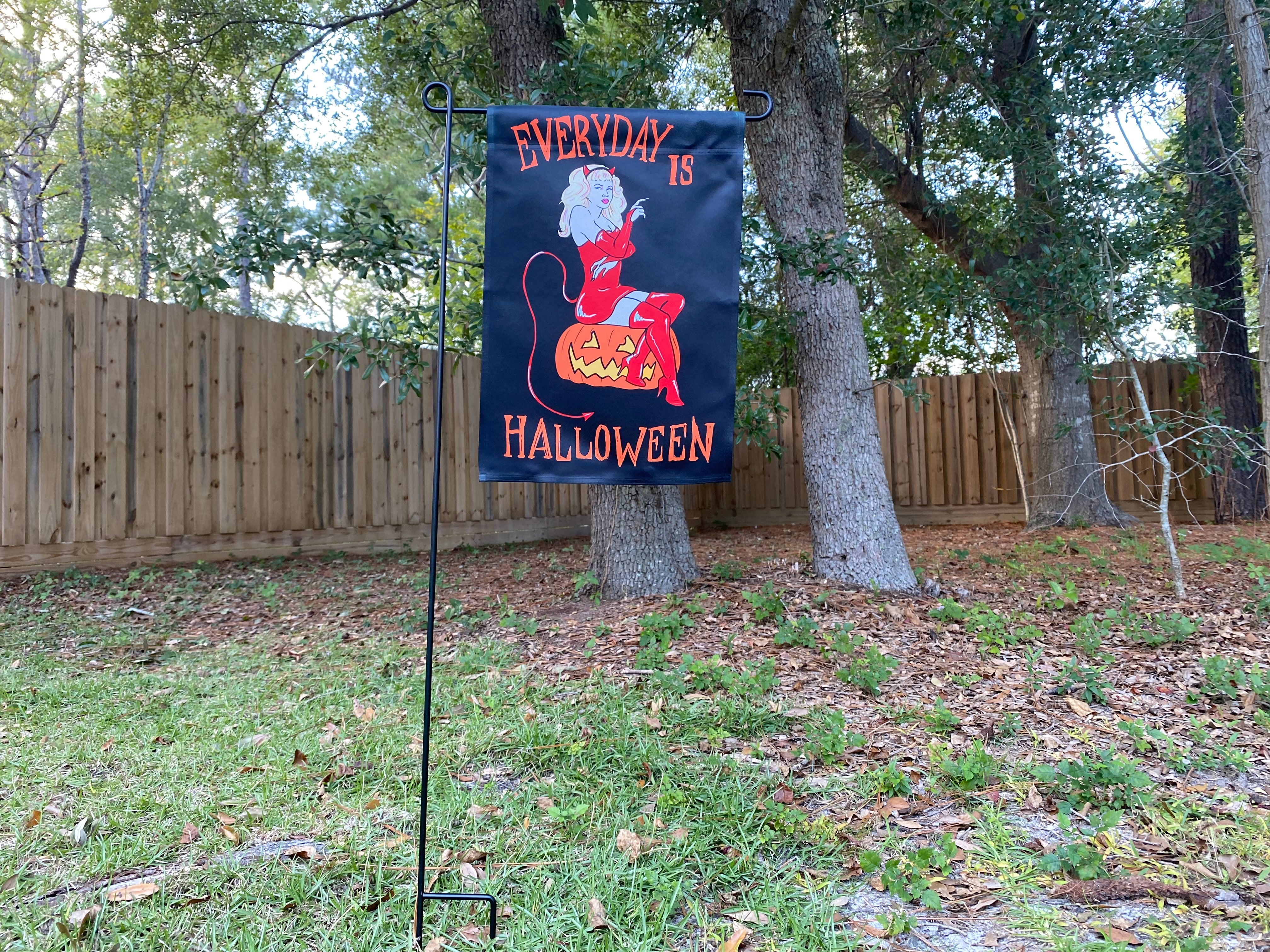 Everyday is Halloween- Devil- Garden Flag- Limited stock!