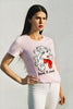 "Beat it Creep!" Pink Cotton T-shirt